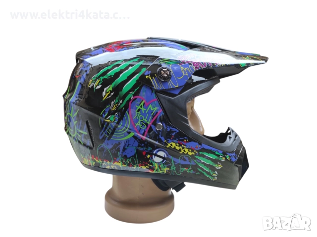 Каска Graffiti Monster, снимка 10 - Аксесоари за велосипеди - 52574710