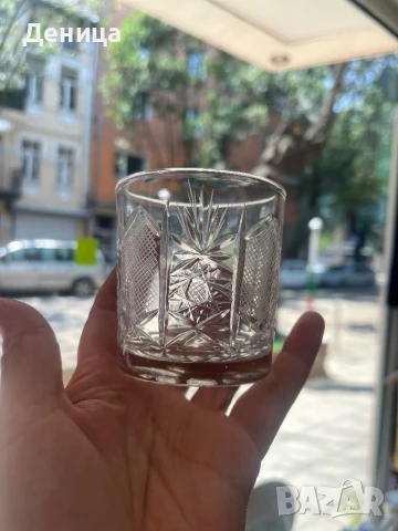 Български кристални чаши за водка Вместимост-170 мл пълни , снимка 5 - Чаши - 50922676