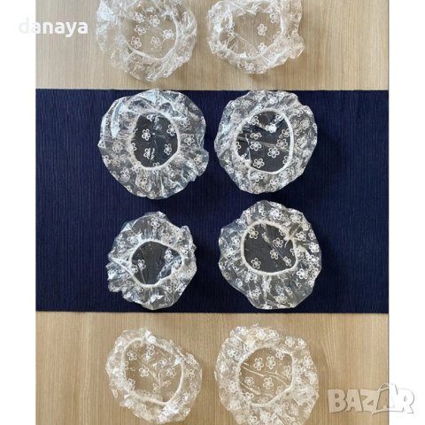 3855 Комплект найлонови покривала за купи, 8 броя, снимка 7 - Прибори за хранене, готвене и сервиране - 42510372