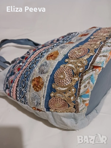 Индийска чанта, снимка 8 - Чанти - 53488662