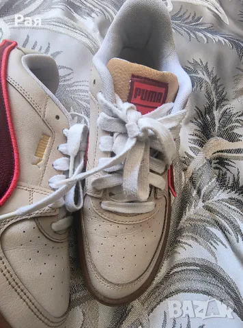 Puma, Спортни обувки CA Pro с контрасти, Бордо, Бял номер 42 , снимка 6 - Маратонки - 50095940