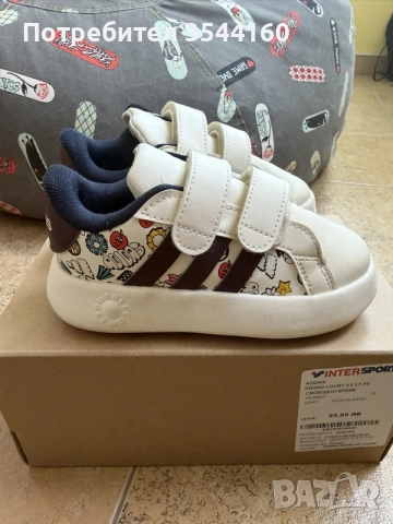 детски маратонки adidas grand court 2.0 26, снимка 4 - Детски маратонки - 55727465