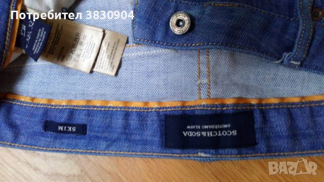Джинс Scotch & Soda, slim, W 32 / L 32, снимка 3 - Дънки - 42205418
