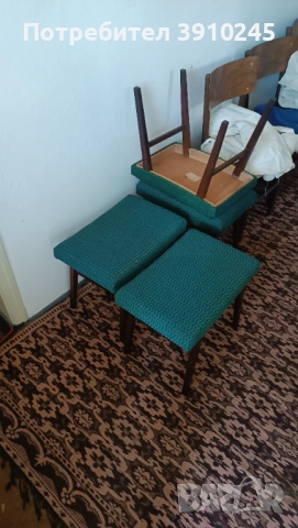Ретро български табуретки, снимка 2 - Антикварни и старинни предмети - 53779398