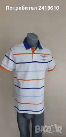 Hackett Aston Martin Pique Cotton Mens Size M  ОРИГИНАЛ! Мъжка тениска!, снимка 4 - Тениски - 51373617