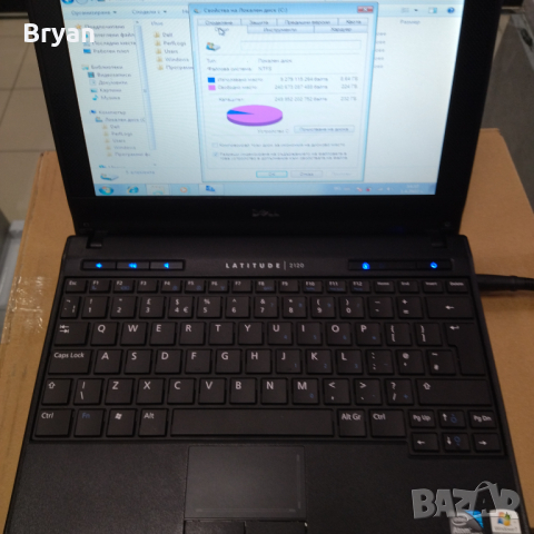 Del Latitude 2120 лаптоп, снимка 4 - Лаптопи за работа - 36319012