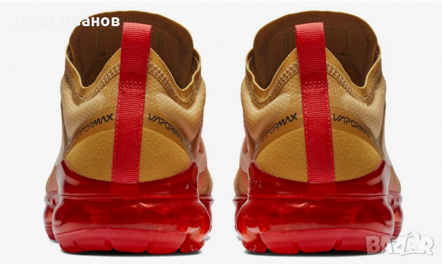 оригинални Nike Air Vapormax 2019 Gold Light номер 39-40, снимка 3 - Маратонки - 36301953