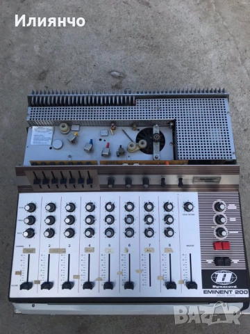 Винтидж Dynacord Eminent 200 Tape Echo/Power миксер,70-те години/Работеща, снимка 2 - Ресийвъри, усилватели, смесителни пултове - 53241541