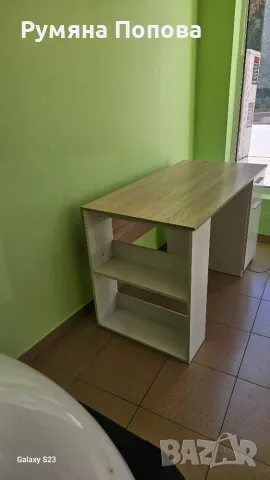 Бюро, бяло и дъб сонома, снимка 2 - Бюра - 56350061