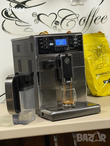 Кафемашина кафе автомат Saeco PicoBarista с гаранция, снимка 4 - Кафемашини - 52518576