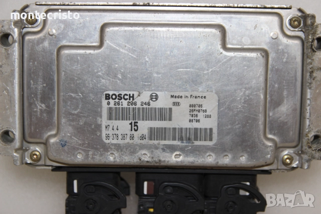 Моторен компютър Peugeot 106 (1996-2003г.) 0261206246 / 0 261 206 246 / 9637838780 / 96 378 387 80, снимка 2 - Части - 52532123