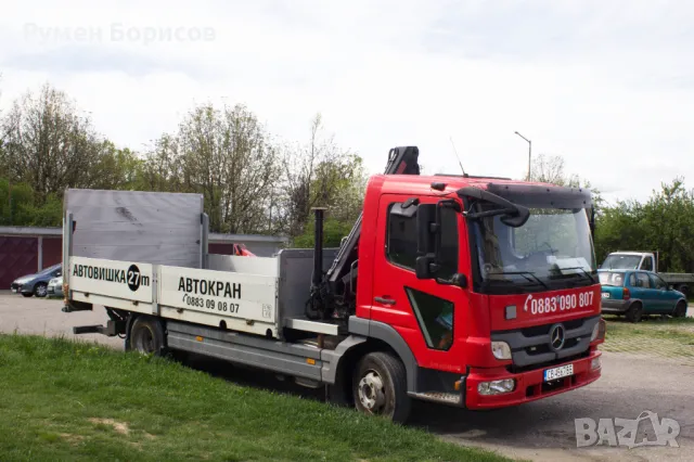 Превоз на товари с автокран до 7 тона.