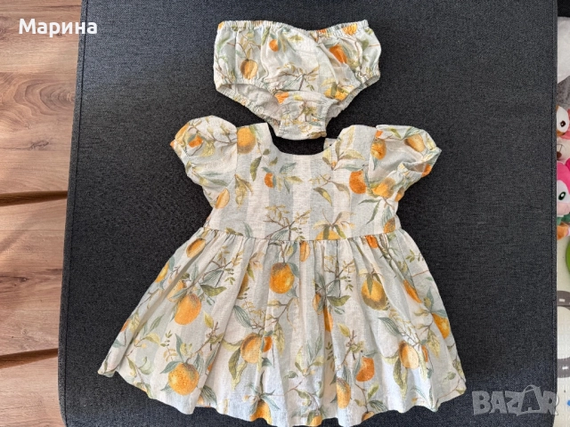 Бебешка рокля Next 3-6 месеца (облечена само веднъж), снимка 1