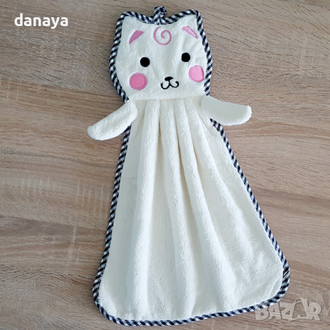 844 Микрофибърна кърпа за ръце Котета кухненска кърпа детска хавлия, снимка 8 - Хавлиени кърпи - 36228805