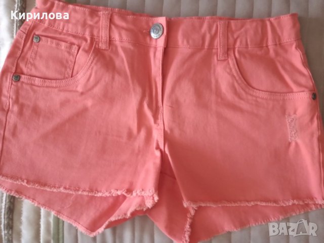 Дънкови панталонки нови -164