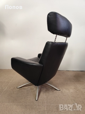 Дизайнерски кожен релакс стол IMG, снимка 14 - Дивани и мека мебел - 52434729