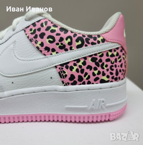 маратонки Nike Air Force 1 '07 'Pink Leopard' оригинални номер 38 ,5 -39, снимка 6 - Маратонки - 44829450