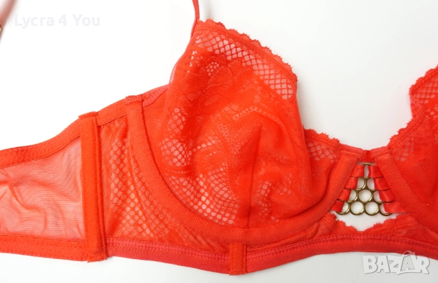 PRIMARK 75B качествен червен сутиен с меки чашки, снимка 5 - Бельо - 51968647