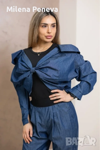 Елегантна блуза, снимка 6 - Блузи с дълъг ръкав и пуловери - 53335102