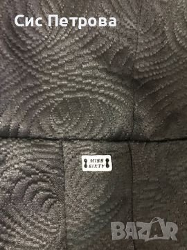 Черна къса рокля Miss Sixty, снимка 2 - Рокли - 41649532