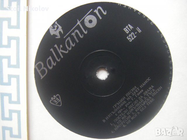 ВТА 522 - Дует Нанос, снимка 3 - Грамофонни плочи - 31804027