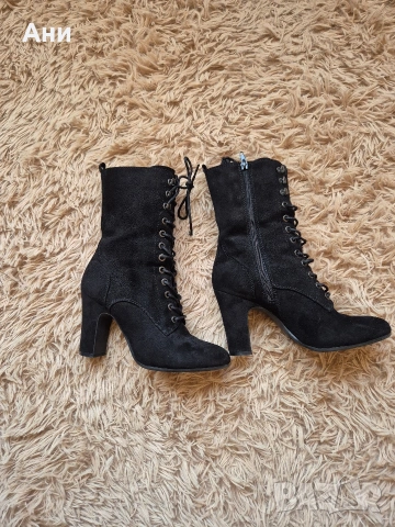 Дамски боти велур 37 номер