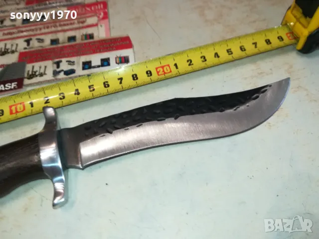 СТАЛЬ 65Х13-КРИВ НОЖ С ЯКА ДРЪЖКА 1303251118, снимка 14 - Ножове - 49476310
