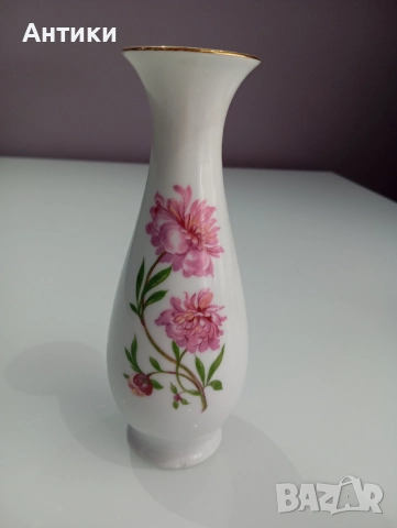 Стара порцеланова ваза , снимка 6 - Вази - 52661654