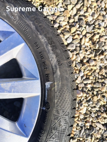 Джанти със зимни гуми 16-ки Мерцедес, снимка 2 - Гуми и джанти - 53144460