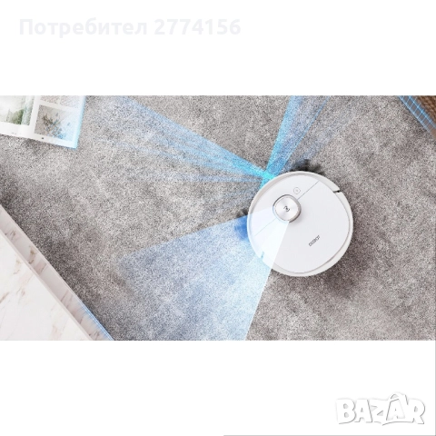 Робот прахосмукачка ECOVACS, DEEBOT T9+, Li-Ion, 5200 mAH, Автономия 175 мин, снимка 5 - Прахосмукачки - 51510032