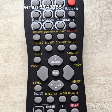 Дистанционно за AV ресивър YAMAHA RAV254, снимка 3 - Ресийвъри, усилватели, смесителни пултове - 52912433