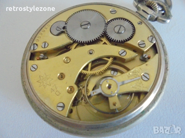 № 8381 Стар джобен часовник Junghans  , снимка 6 - Антикварни и старинни предмети - 52506341