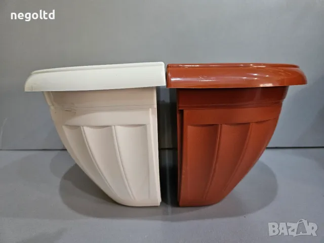 Стенна саксия за цветя 4 литра! ПРОМОЦИЯ 10бр са 19.90лв, снимка 5 - Саксии и кашпи - 49714616