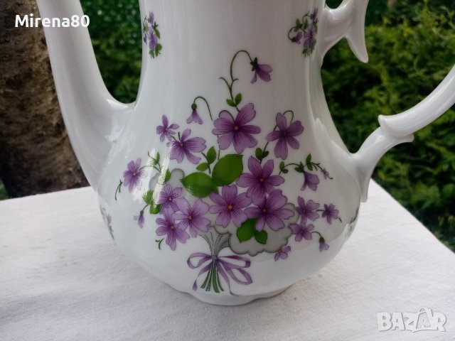 * Mitterteich Bavaria * - старинен сервиз теменужки, снимка 8 - Сервизи - 41769020