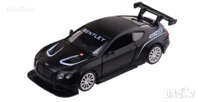 Метална количка BENTLEY CONTINENTAL GT3 / TURBO GEARS