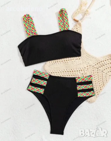 Моден дамски бански костюм от две части , снимка 5 - Бански костюми - 50596926