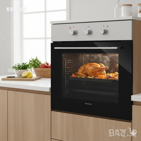 Вградима фурна Taurus HM669IXM – 69 л, 2300 W, WaterSteam Clean System, SuperGrill