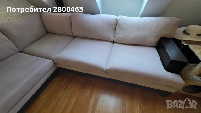 Ъглов диван голям П-Образен, снимка 8 - Дивани и мека мебел - 53783586