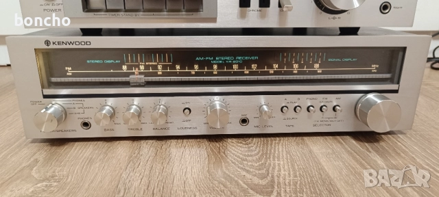 ресийвър kenwood kr-2010 и дек kx-550, снимка 2 - Ресийвъри, усилватели, смесителни пултове - 52338817