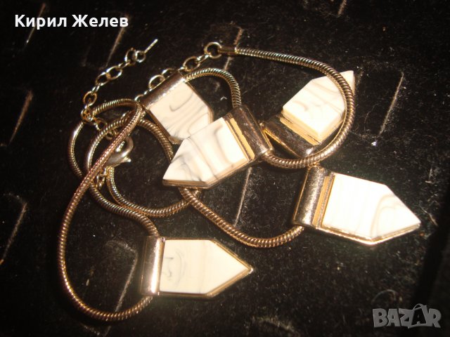 ПОЗЛАТЕН КРАСИВ ФЕШЪН АРТ МЕДАЛЬОН КОЛИЕ ОГЪРЛИЦА 44217, снимка 7 - Колиета, медальони, синджири - 33790399