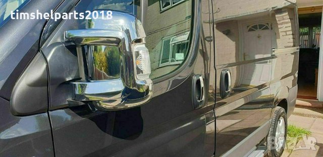Капачка за огледало хромирана за FIAT Ducato, PEUGEOT Boxer, CITROEN Jumper след 2006, 2 броя, снимка 4 - Части - 34322519