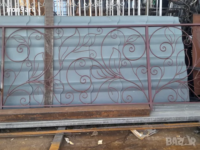 Парапети за стълбища и тераси от ковано желязо, снимка 5 - Железария - 49708839