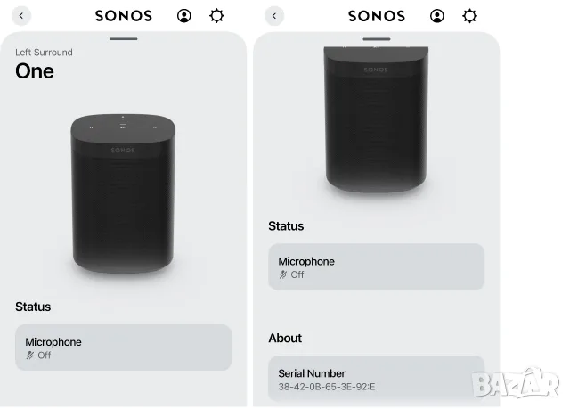 Sonos  One Gen2, снимка 3 - Тонколони - 55981318