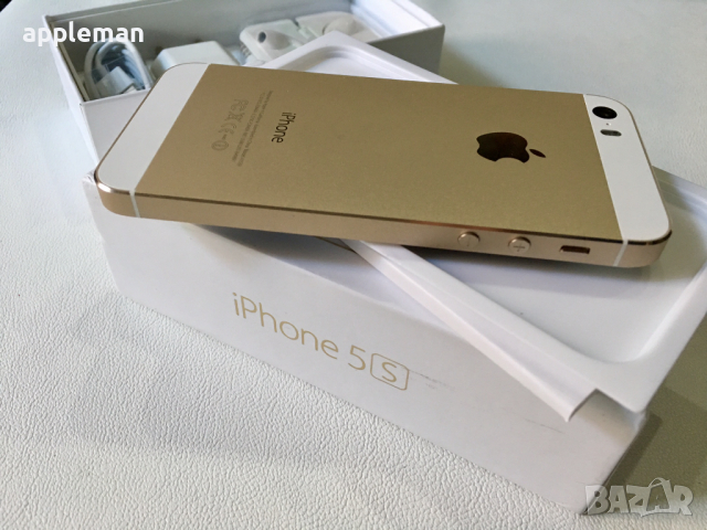 Apple iPhone 5S 16Gb Gold Фабрично отключен Айфон телефон, снимка 4 - Apple iPhone - 36352280