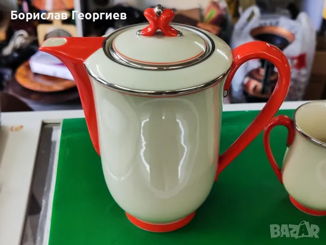 Порцеланов чайник Pirkenhammer, снимка 8 - Антикварни и старинни предмети - 49493218