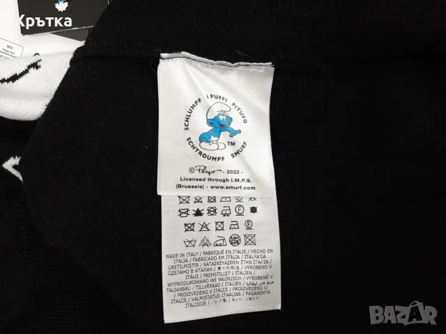 Dsquared2 x The Smurfs - Оригинален мъжки пуловер размер M, снимка 12 - Пуловери - 48271298