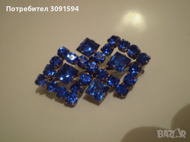 Стилна стара дамска игла -брошка Арт Деко , снимка 1