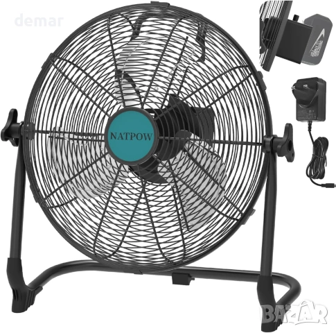 30 см високоскоростен подов вентилатор за Makita 18V, без батерия