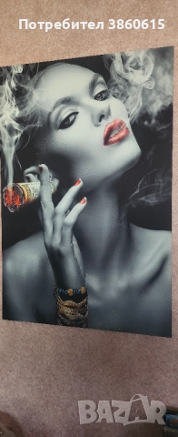 Bad girl - Луксозна светеща картина , снимка 1