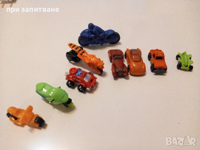 Малки колички, 9 играчки киндер и 8 китайски, снимка 4 - Колекции - 35523635